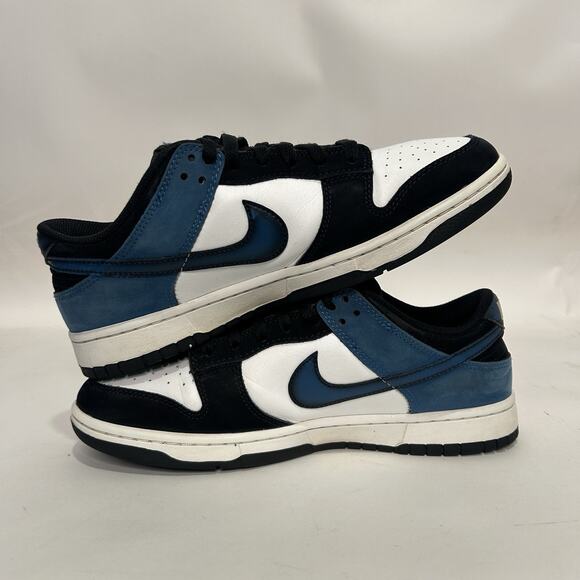 Nike Dunk Low NAS Airbrush “Industrial Blue” - Picture 3 of 8